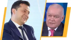 Володимир Зеленський і Дмитро Кисельов