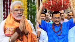 નરેન્દ્ર મોદી, કેજરીવાલ