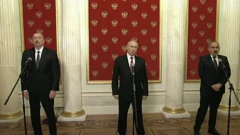 Moskva, Putin, İlham Əliyev, Nikol Paşinyan