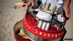 બીચ પર બાર્કિલોસનું વેચાણ