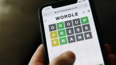 Wordle on a phone