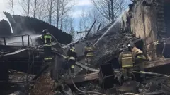 Пожар на пороховом заводе в Рязанской области