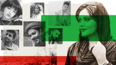 Composite image of victims of the Iran protests