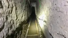 túnel entre México y Estados Unidos