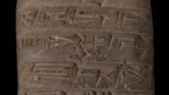 Clay tablet.