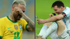 Neymar and Messi