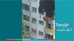 طفلان عربيان يقفزان من نافذة شقة تحترق في فرنسا