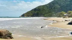 Playa en Santa Catarina, en Brasil