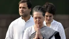 राहुल गांधी, सोनिया गांधी, प्रियंका गांधी, काँग्रेस