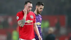 Phil Jones na David de Gea
