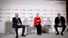 Pashinyan, Əliyev, Münhen