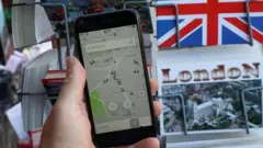 Uber user in London