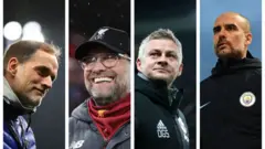 Tuchel, Klopp, Sokjaeer and Guardiola