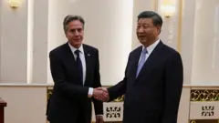 布林肯北京會晤習近平