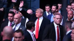 Donald Trump enters UFC 244