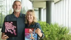 Tom Patterson e sua mulher, Steffanie