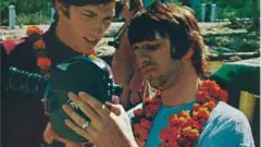 Ringo Starr gave Saltzman some movie film to shoot some footage