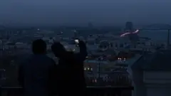 Kiyev, elektrik enerjisi, işıq, müharibə, Ukrayna, Rusiya