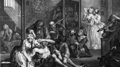 رسم من داخل مستشفى بيثلم يعود لعام 1735