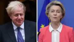 Boris Johnson, Ursula von der Leyen