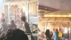 मंदिर पर हमला