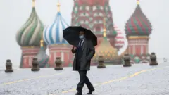 Мужчина на Красной площади