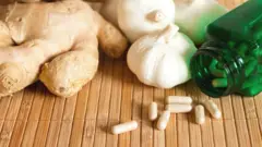 Ginger and garlic pills
