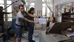 تصوير مسلسل تلفزيوني