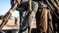 Men with weapons in Nigeria