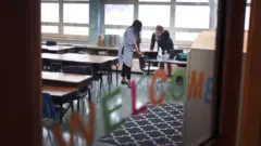 Teachers in a Chicago public school