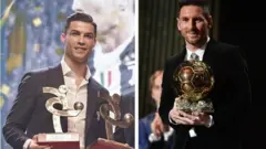 Cristiano Ronaldo ati Lionel Messi
