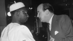 Le Premier ministre gambien, Dawda Kair abu Alhaji Jawara et le marquis de Lansdowne
