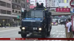 ဟောင်ကောင်မှာ လုပ်ခြုံရေးဥပဒေကို ဆန့်ကျင်တဲ့ ဆန္ဒပြပွဲတွေဖြစ်