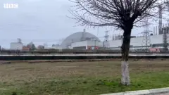 解放されたチョルノービリ原発にBBC記者　ロシア兵は「赤い森」に塹壕を