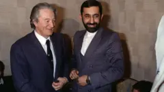 علی اکبر ولایتی و رولان دوما