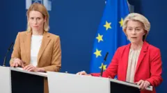 Кая Каллас и  Урсула фон дер Ляйен