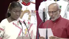 द्रौपदी मुर्मू आणि सी.पी.राधाकृष्णन