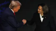 ट्रंप और हैरिस