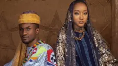Yusuf Buhari and Zahra Nasir Bayero