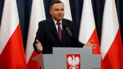 El presidente de Polonia, Andrzej Duda.