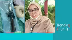 المعلمة الجزائرية ريحانة بن شيه.. تضامن واسع معها بعد طعنها في الظهر على يد تلميذ