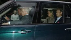 Princes arrive at Balmoral