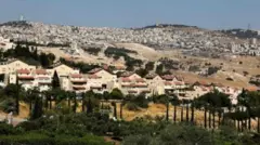 مستوطنة معاليه أدوميم الإسرائيلية في الضفة الغربية المحتلة، في 1 تموز/يوليو 2020