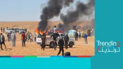 بالعصي وبناديق الصيد اشتباكات قبلية في العين السخونة في تونس