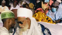Sheik Dahiru Usman Bauchi yayin bikin Maulidin Annabi Muhammad da ya gudana a birnin Bauchi a arewacin Najeriya a ranar 28 ga watan Oktoban 2020.