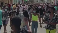 Cuba protest