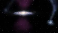تصویر تخیلی از فوران ۳.۵ میلیون سال پیش