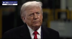 Donald Trump em entrevista à CBS News