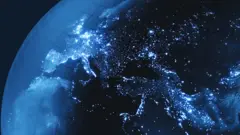 Вид Земли из космоса