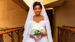Bam Bam as bride